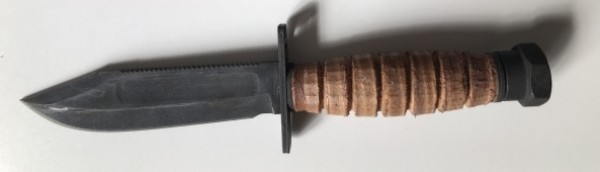 SHARP RIDGED DROP HUNTING KNIFE KN013A2